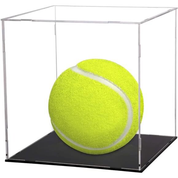 Display Case for Collectibles Assemble Clear Acrylic Box Alternative Glass Case - Picture 1 of 7